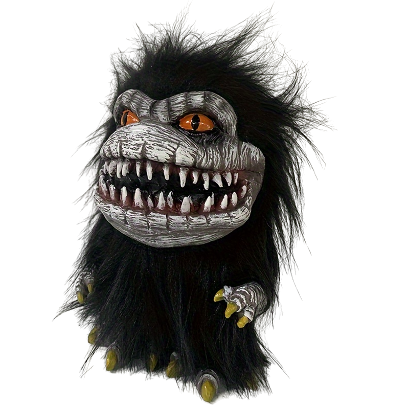 Small Black Big-Mouth Monster - Handmade Creative Plush Doll