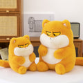 Funny Fat Cat Stuffed Animal - Ugly Cute Angry Cat Plush Doll