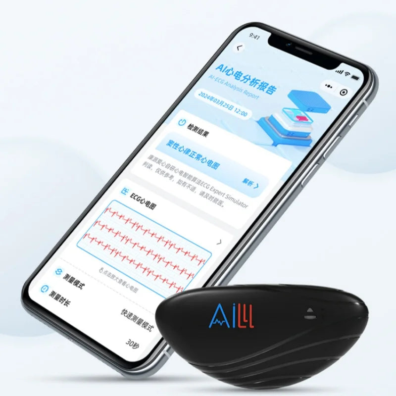 Wireless AI Holter ECG Monitor